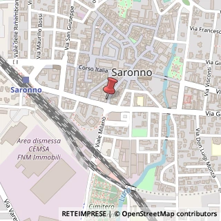 Mappa Via Giuseppe Garibaldi, 43, 21047 Saronno, Varese (Lombardia)