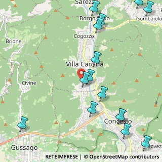 Mappa Via Sicilia, 25069 Villa Carcina BS, Italia (2.85867)