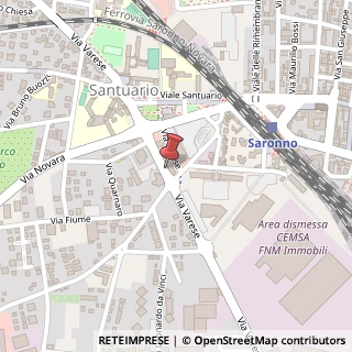 Mappa Via Varese, 29C, 21047 Saronno, Varese (Lombardia)