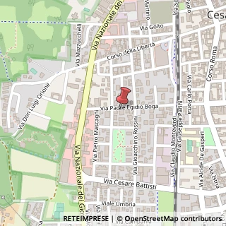 Mappa Via Padre Egidio Boga, 23, 20811 Cesano Maderno, Monza e Brianza (Lombardia)