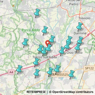 Mappa Via Goffredo Mameli, 24042 Capriate San Gervasio BG, Italia (4.18579)