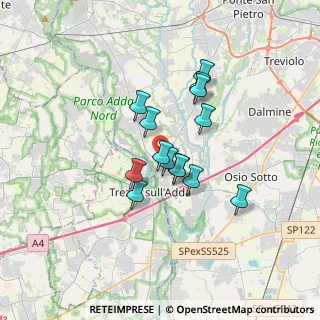 Mappa Via Goffredo Mameli, 24042 Capriate San Gervasio BG, Italia (2.50214)