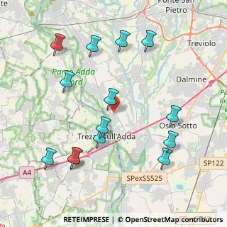 Mappa Via Goffredo Mameli, 24042 Capriate San Gervasio BG, Italia (4.46643)