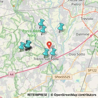 Mappa Via Goffredo Mameli, 24042 Capriate San Gervasio BG, Italia (3.50727)