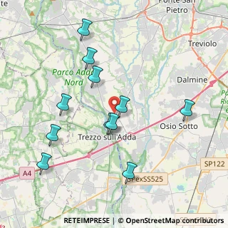 Mappa Via Goffredo Mameli, 24042 Capriate San Gervasio BG, Italia (3.95818)