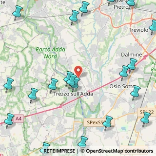 Mappa Via Goffredo Mameli, 24042 Capriate San Gervasio BG, Italia (6.556)