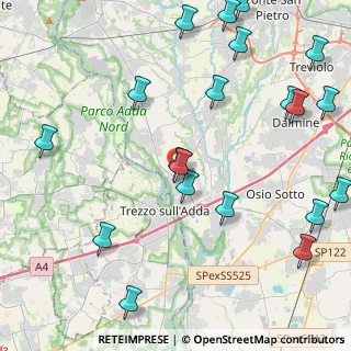 Mappa Via Goffredo Mameli, 24042 Capriate San Gervasio BG, Italia (5.573)