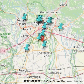 Mappa Via Don Lorenzo Milani, 24050 Zanica BG, Italia (6.53857)