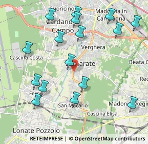 Mappa Via Torino, 21017 Samarate VA, Italia (2.33625)