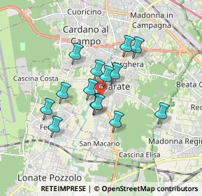 Mappa Via Torino, 21017 Samarate VA, Italia (1.38143)