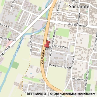 Mappa Via torino 7, 21017 Samarate, Varese (Lombardia)