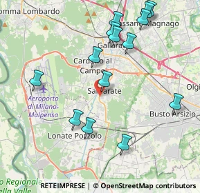 Mappa Via Torino, 21017 Samarate VA, Italia (4.38714)