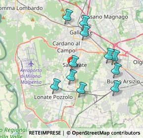 Mappa Via Torino, 21017 Samarate VA, Italia (3.57091)