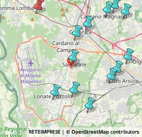 Mappa Via Torino, 21017 Samarate VA, Italia (4.96692)