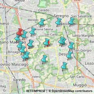 Mappa Via Trento, 20832 Desio MB, Italia (2.0435)