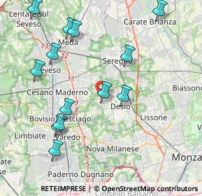 Mappa Via Trento, 20832 Desio MB, Italia (4.51615)