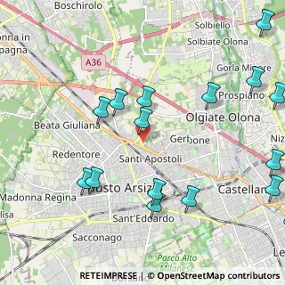 Mappa Via Volterra, 21052 Busto Arsizio VA, Italia (2.52067)