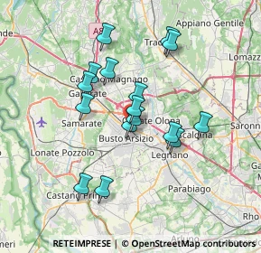 Mappa Via Volterra, 21052 Busto Arsizio VA, Italia (6.09375)