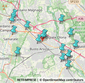 Mappa Via Volterra, 21052 Busto Arsizio VA, Italia (4.50938)