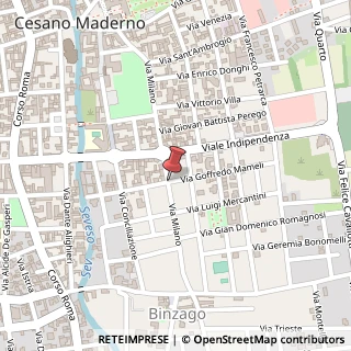 Mappa Via Giosuè Borsi,  2, 20143 Cesano Maderno, Monza e Brianza (Lombardia)