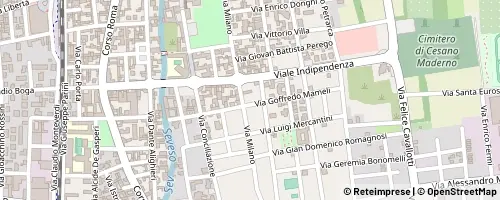 Mappa Cesano Maderno