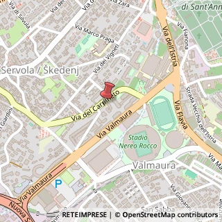 Mappa Via del Carpineto, 12, 34146 Trieste, Trieste (Friuli-Venezia Giulia)
