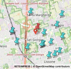 Mappa Via per Seregno, 20832 Desio MB, Italia (1.11706)