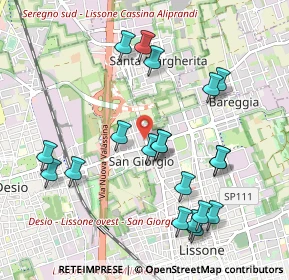 Mappa Via per Seregno, 20832 Desio MB, Italia (1.046)