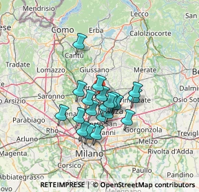Mappa Via per Seregno, 20832 Desio MB, Italia (9.885)
