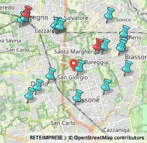Mappa Via per Seregno, 20832 Desio MB, Italia (2.38053)