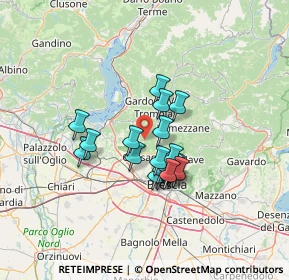Mappa Via Civine, 25064 Villa Carcina BS, Italia (9.828)