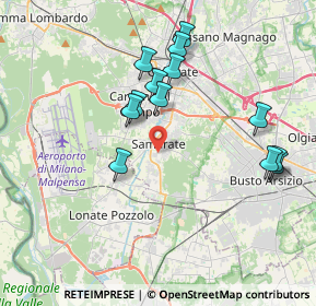 Mappa 21017 Samarate VA, Italia (3.69923)