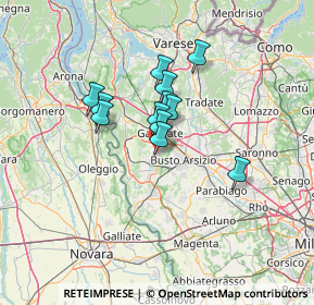 Mappa 21017 Samarate VA, Italia (9.3025)