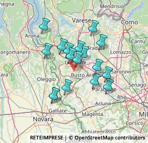 Mappa 21017 Samarate VA, Italia (11.12941)