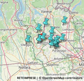 Mappa 21017 Samarate VA, Italia (8.912)