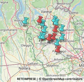 Mappa 21017 Samarate VA, Italia (9.6375)