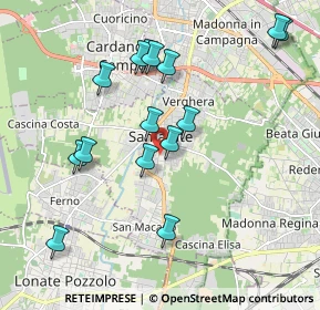 Mappa 21017 Samarate VA, Italia (1.94933)