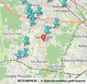 Mappa 21017 Samarate VA, Italia (2.83824)