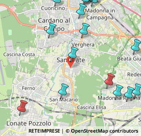 Mappa 21017 Samarate VA, Italia (3.0745)