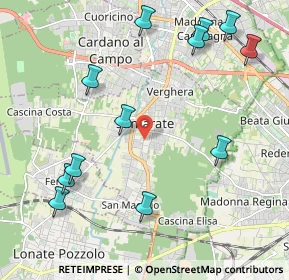 Mappa 21017 Samarate VA, Italia (2.4875)