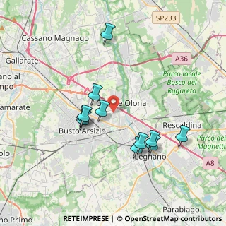 Mappa Via Sorrento, 21057 Olgiate Olona VA, Italia (3.44455)