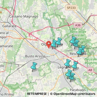 Mappa Via Sorrento, 21057 Olgiate Olona VA, Italia (4.64091)