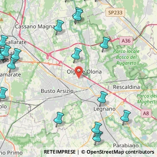Mappa Via Sorrento, 21057 Olgiate Olona VA, Italia (6.8915)