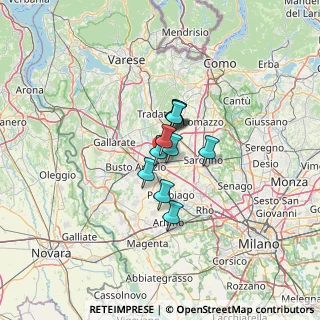 Mappa Via Mincio, 21050 Marnate VA, Italia (6.66818)