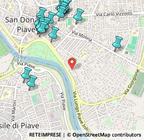 Mappa Via Lungo Piave Inferiore, 30027 San Donà di Piave VE, Italia (0.673)