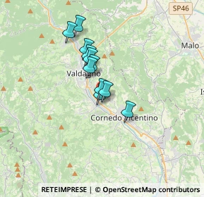 Mappa Via Ugo Foscolo, 36073 Cornedo Vicentino VI, Italia (2.37)