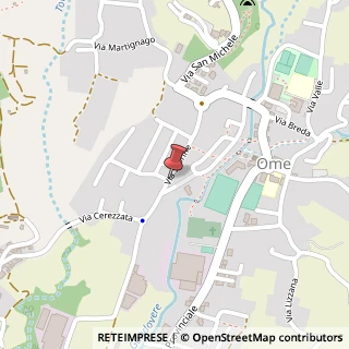 Mappa Via scorine 38, 25050 Ome, Brescia (Lombardia)
