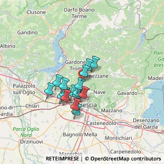Mappa Via Gabriele D'Annunzio, 25069 Villa Carcina BS, Italia (9.71313)