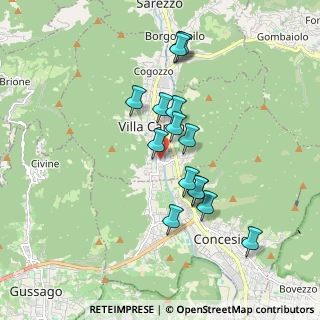 Mappa Via Gabriele D'Annunzio, 25069 Villa Carcina BS, Italia (1.61133)