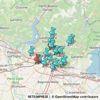 Mappa Via Giuseppe Garibaldi, 25069 Villa Carcina BS, Italia (9.814)